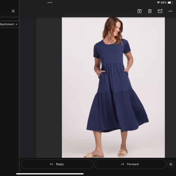 Woolx Lucia Dress Size Small Ink Blue - Picture 1 of 3